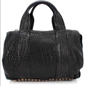 COPY - ALEXANDER WANG Black Coco Studded Bottom Mini